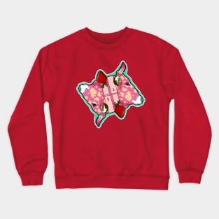 Strawberry Cow playing card style Crewneck Sweatshirt